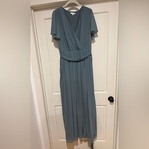 Baltic Born Slate Blue Maxi Dress